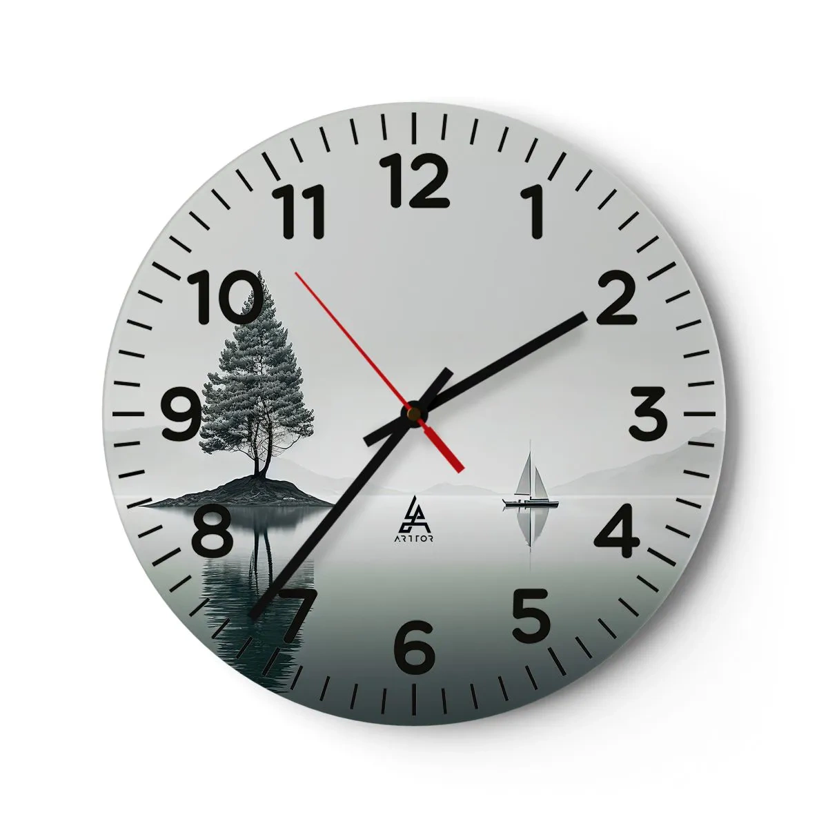 Horloge murale - Pendule murale - Un rêve somnolent - 30x30 cm