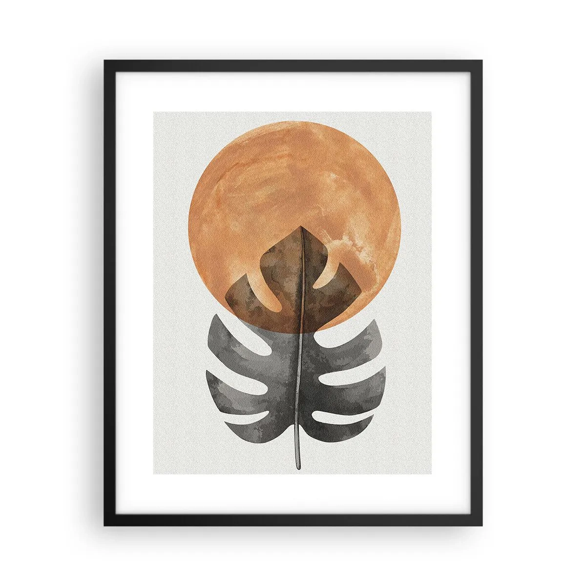 Affiche dans un cadre noir - Poster - Toujours le soleil - 40x50 cm