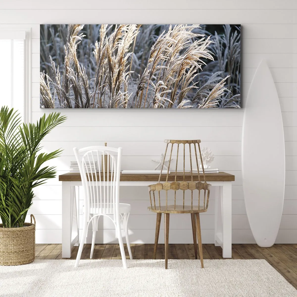 Impression sur toile - Image sur toile - Habillé de givre - 90x30 cm