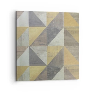 Impression sur toile - Image sur toile - Suivant l'angle du triangle - 70x70 cm