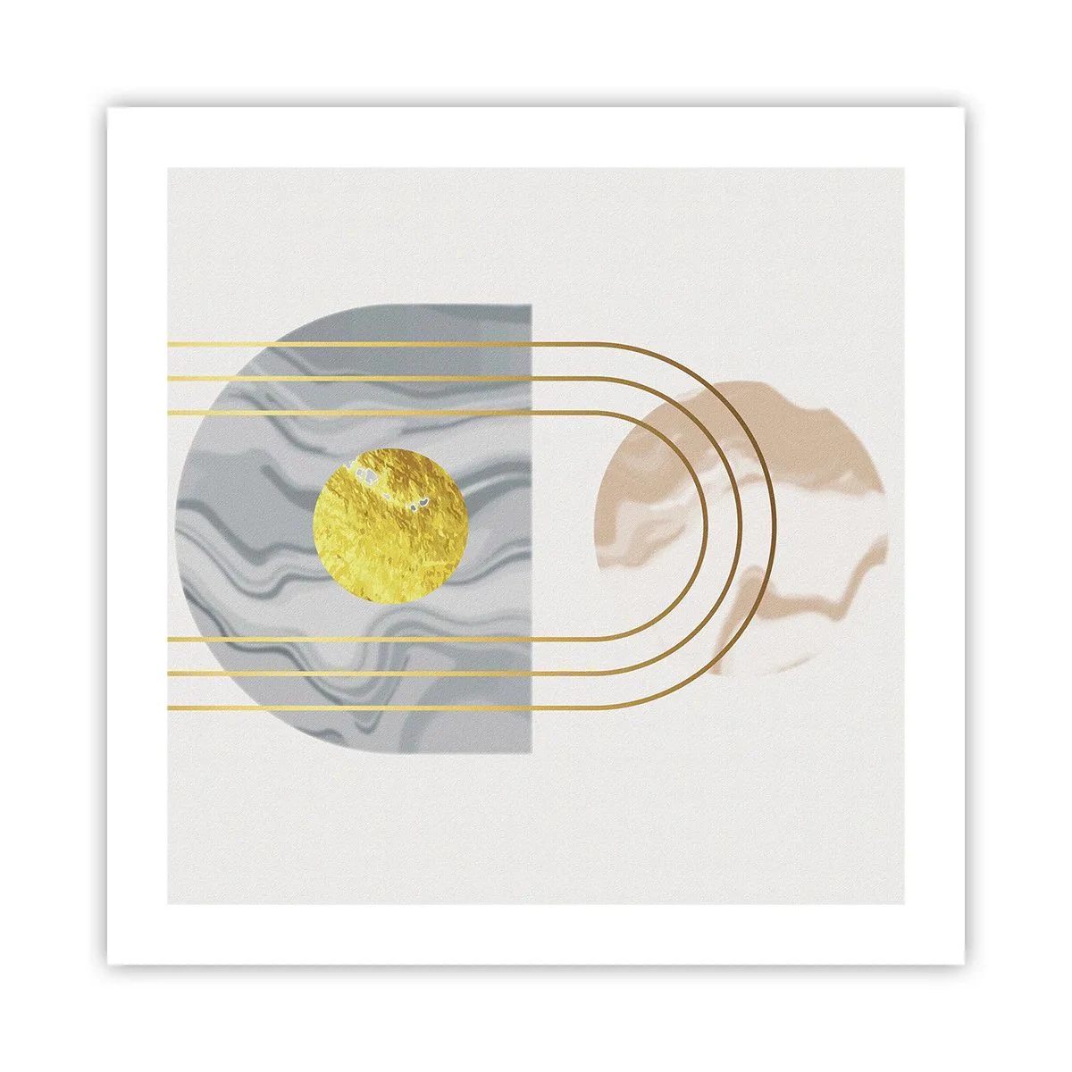 Affiche - Poster - Clareté et brillance - 50x50 cm