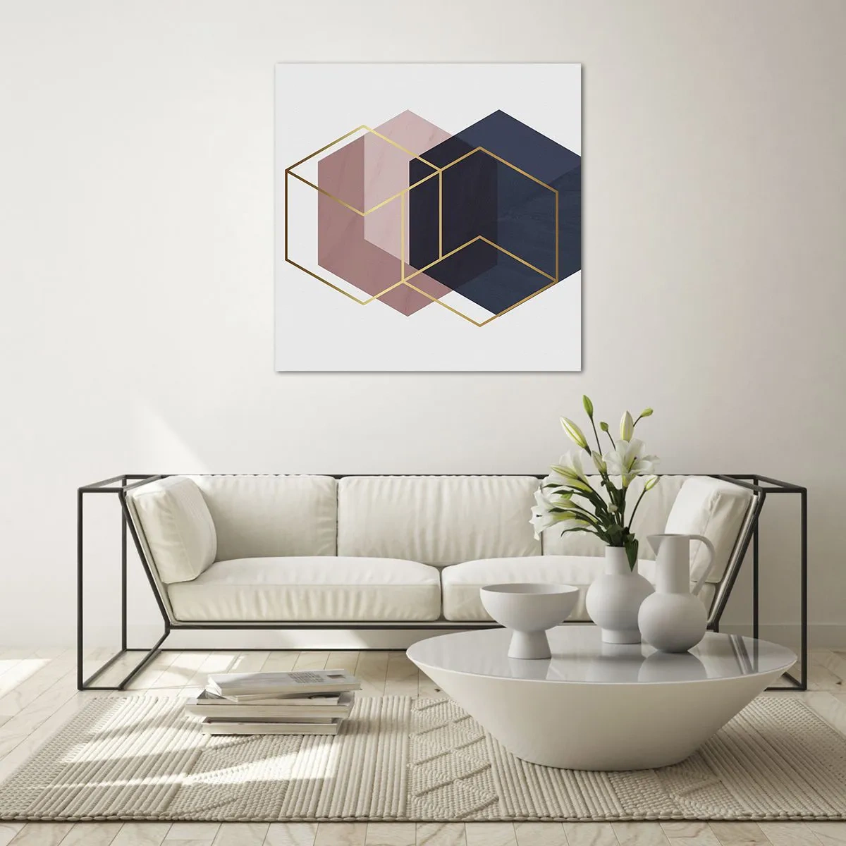 Impression sur verre - Image sur verre - Le pouvoir de la simplicité - 40x40 cm