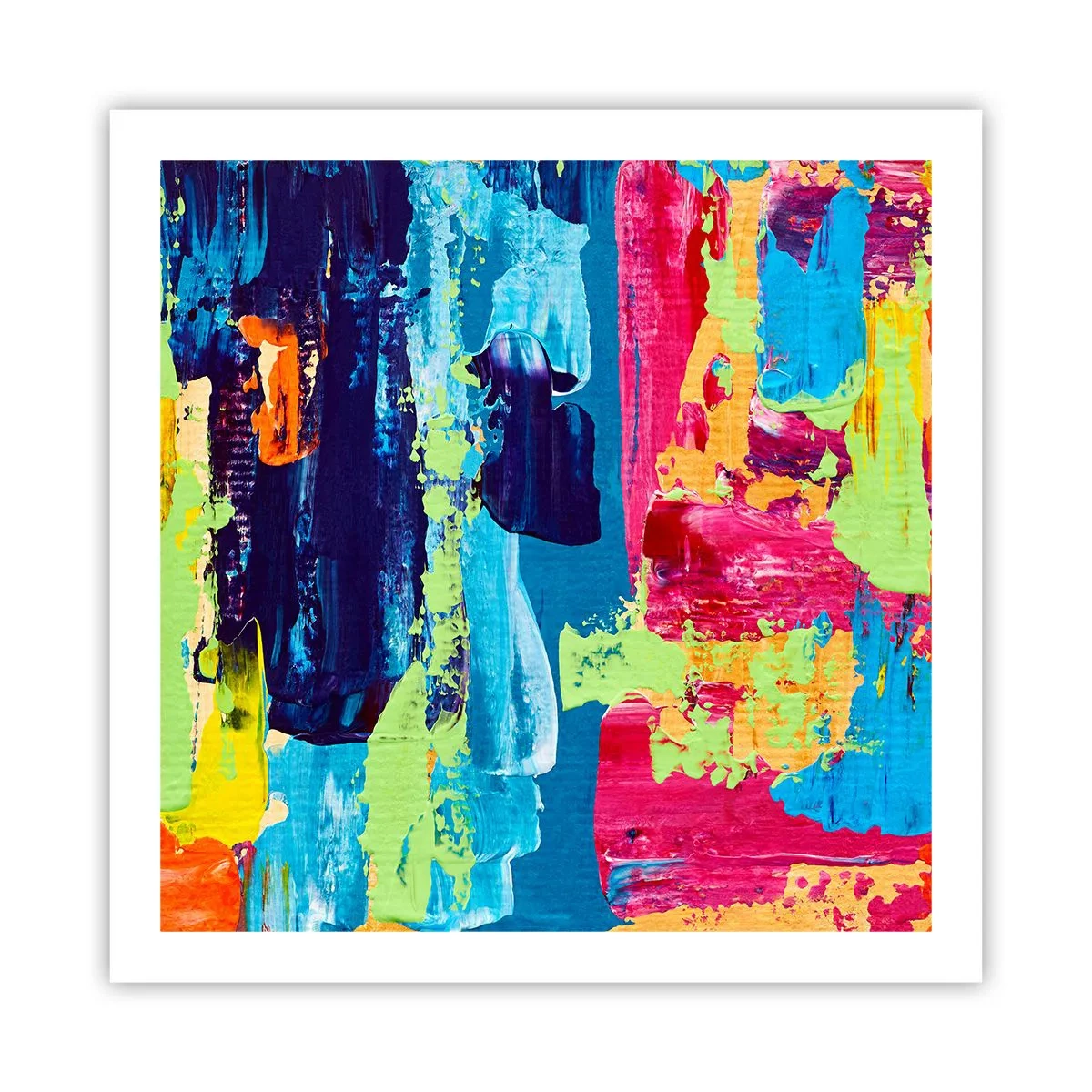 Affiche - Poster - La vie est belle! - 60x60 cm