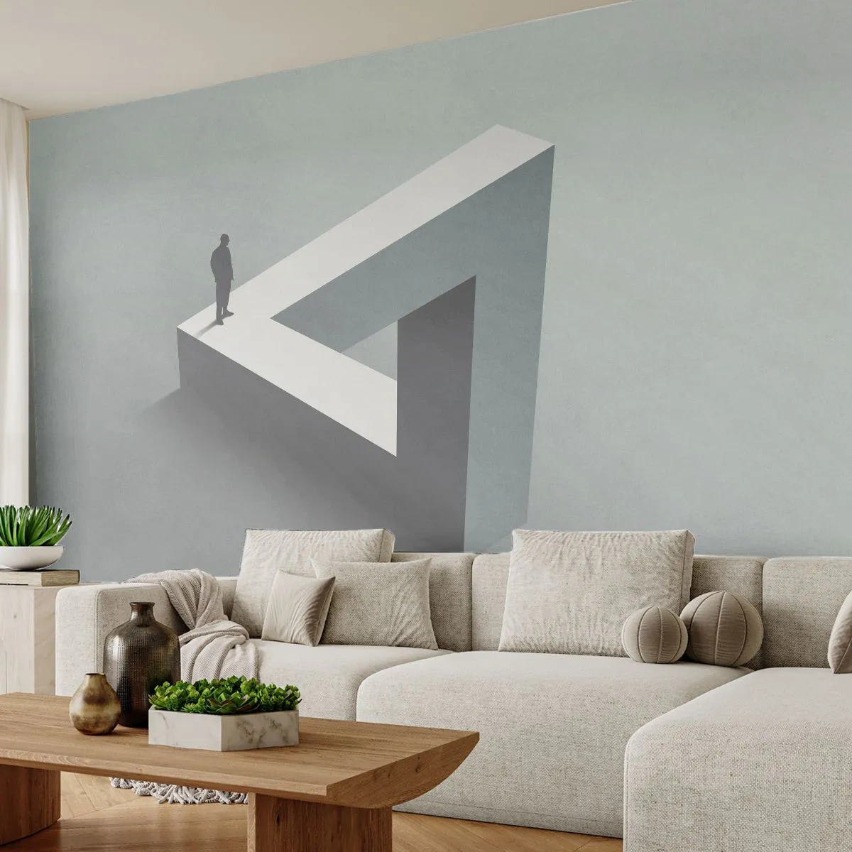 Papier Peint Photo Premium Canvas - Mais c'est possible - Entreprise, Industriel, Moderne - 400x280 cm