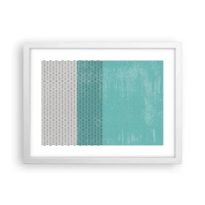 Affiche dans un cadre blanc - Poster - Composition équilibrée - 40x30 cm