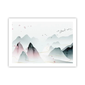 Affiche - Poster - Au-delà des sommets - 70x50 cm