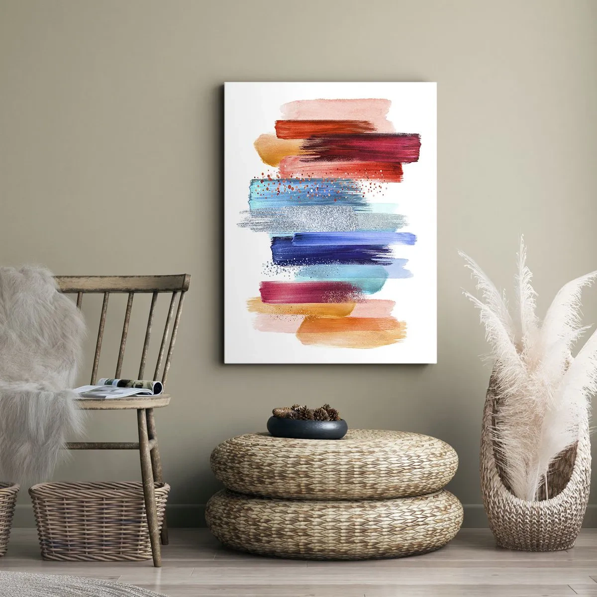 Impression sur toile - Image sur toile - En haut et en bas - 55x100 cm