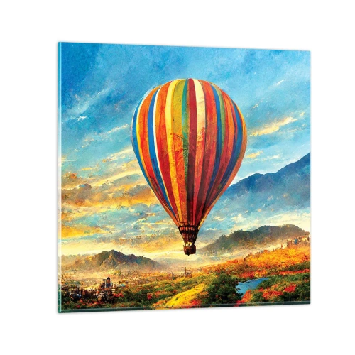 Impression sur verre - Image sur verre - Dans le silence on voit mieux - 70x70 cm