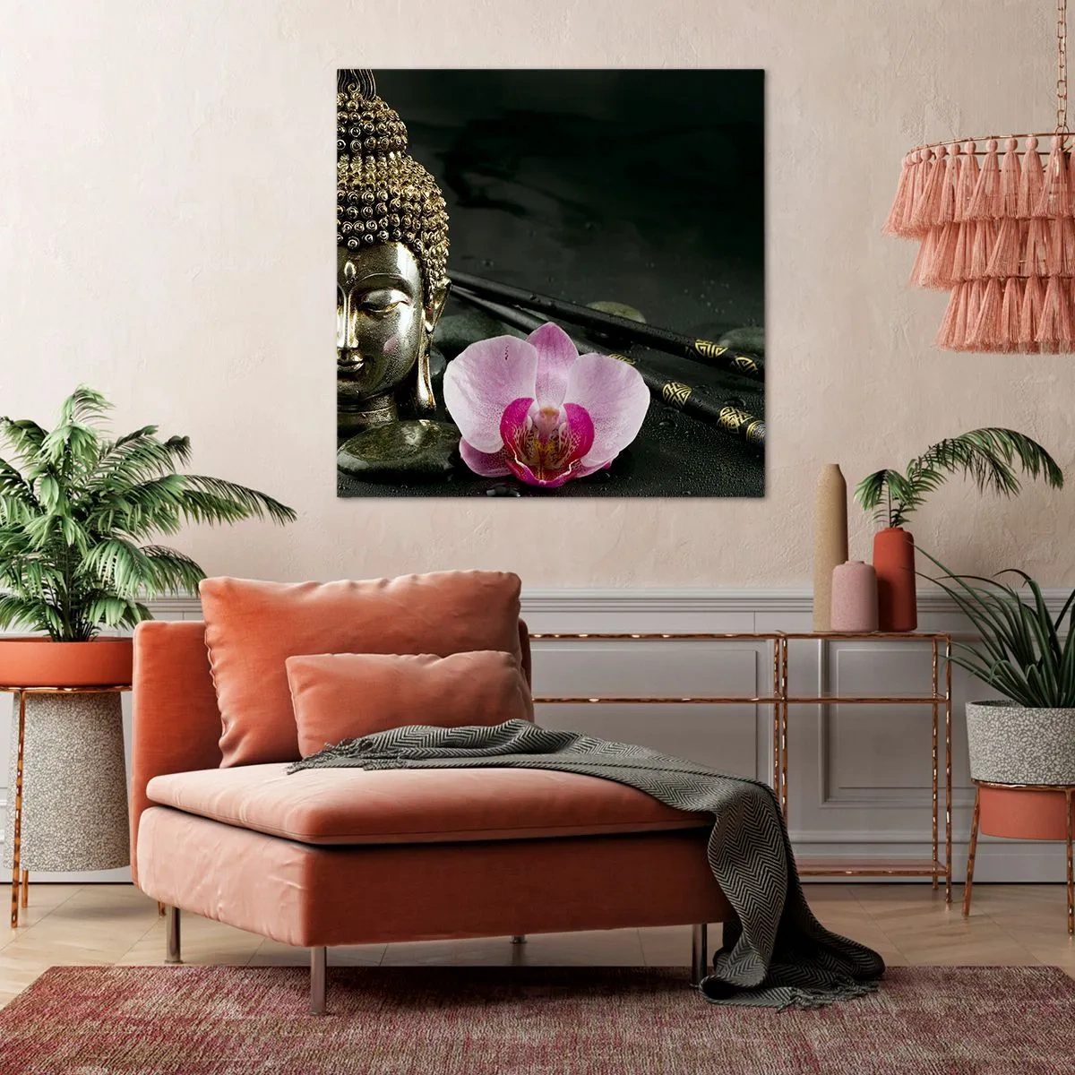Impression sur toile - Image sur toile - Harmonie de la sagesse et de la beauté - 30x30 cm