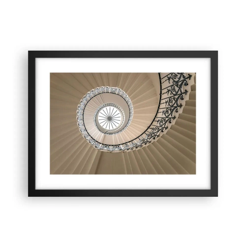 Affiche dans un cadre noir - Poster - À l'intérieur de la coquille - 40x30 cm