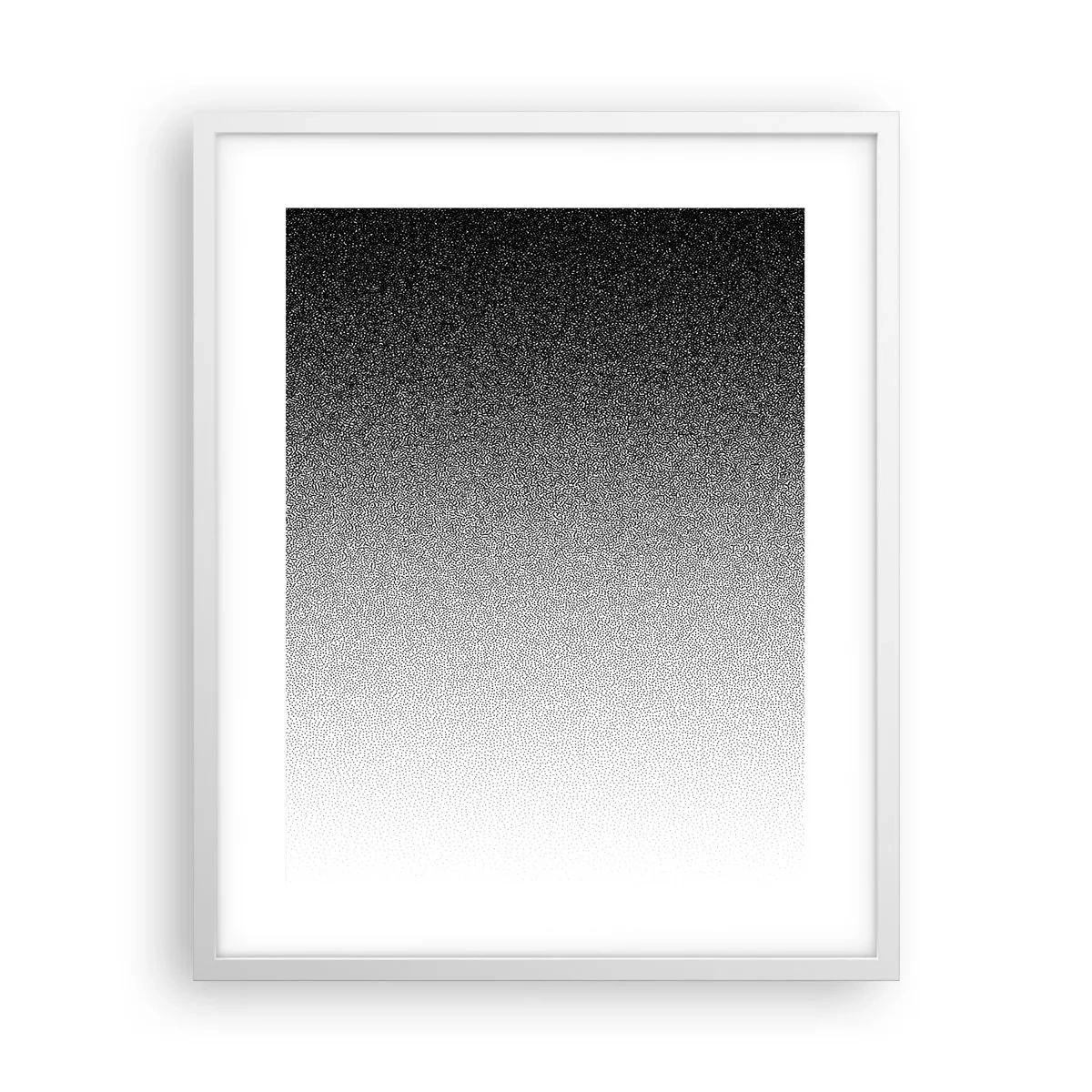 Affiche dans un cadre blanc - Poster - Du coté de la lumière - 40x50 cm