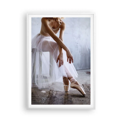 Affiche dans un cadre blanc - Poster - Avant que les lumières de la rampe ne clignotent - 70x100 cm