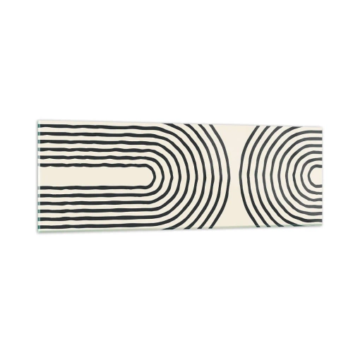 Impression sur verre - Image sur verre - Dans un instant... - 90x30 cm