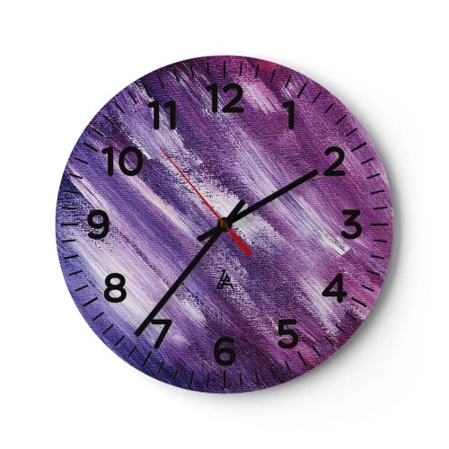 Horloge murale - Pendule murale - Quand le vent ensoleillé souffle - 30x30 cm