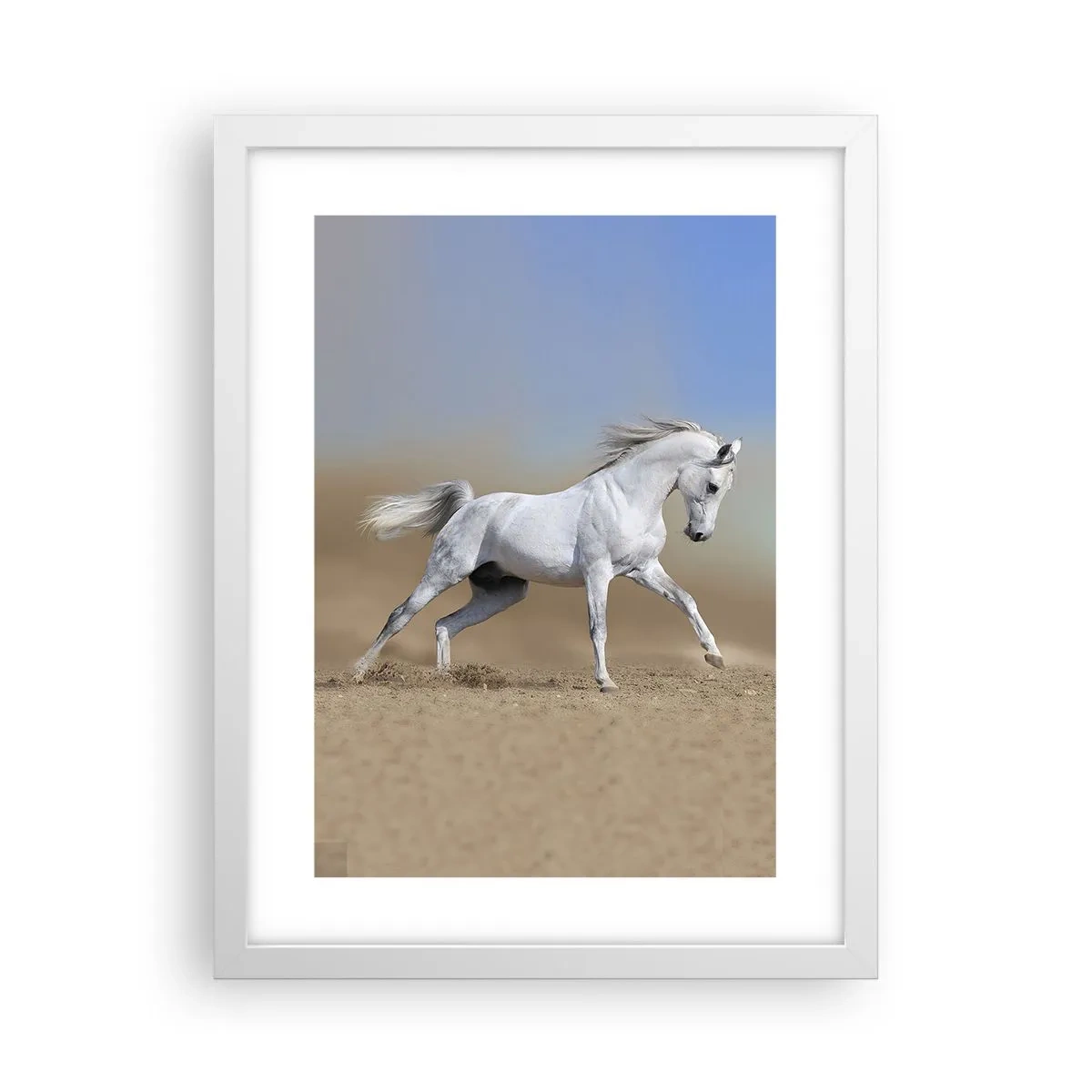 Affiche dans un cadre blanc - Poster - Le plus beau conte de fées arabe - 30x40 cm