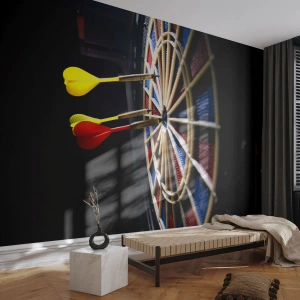Papier Peint Photo Premium Canvas - Droit au but - sport, Rivalité, Jeu - 450x315 cm