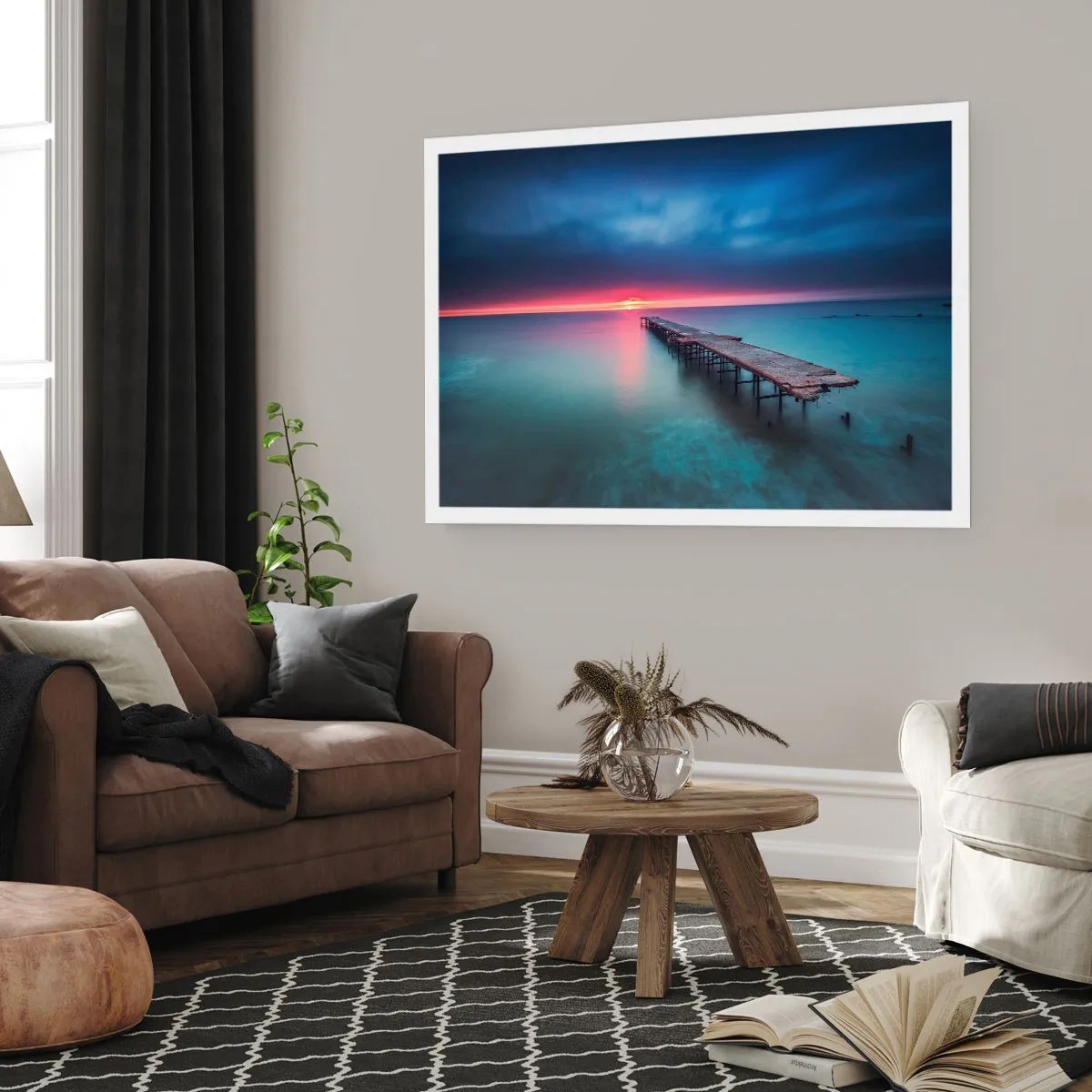 Affiche - Poster - Entre le ciel et la terre - 40x30 cm