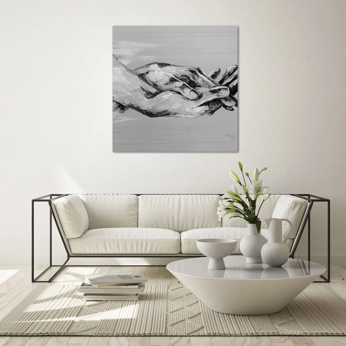 Impression sur verre - Image sur verre - Début... - 50x50 cm