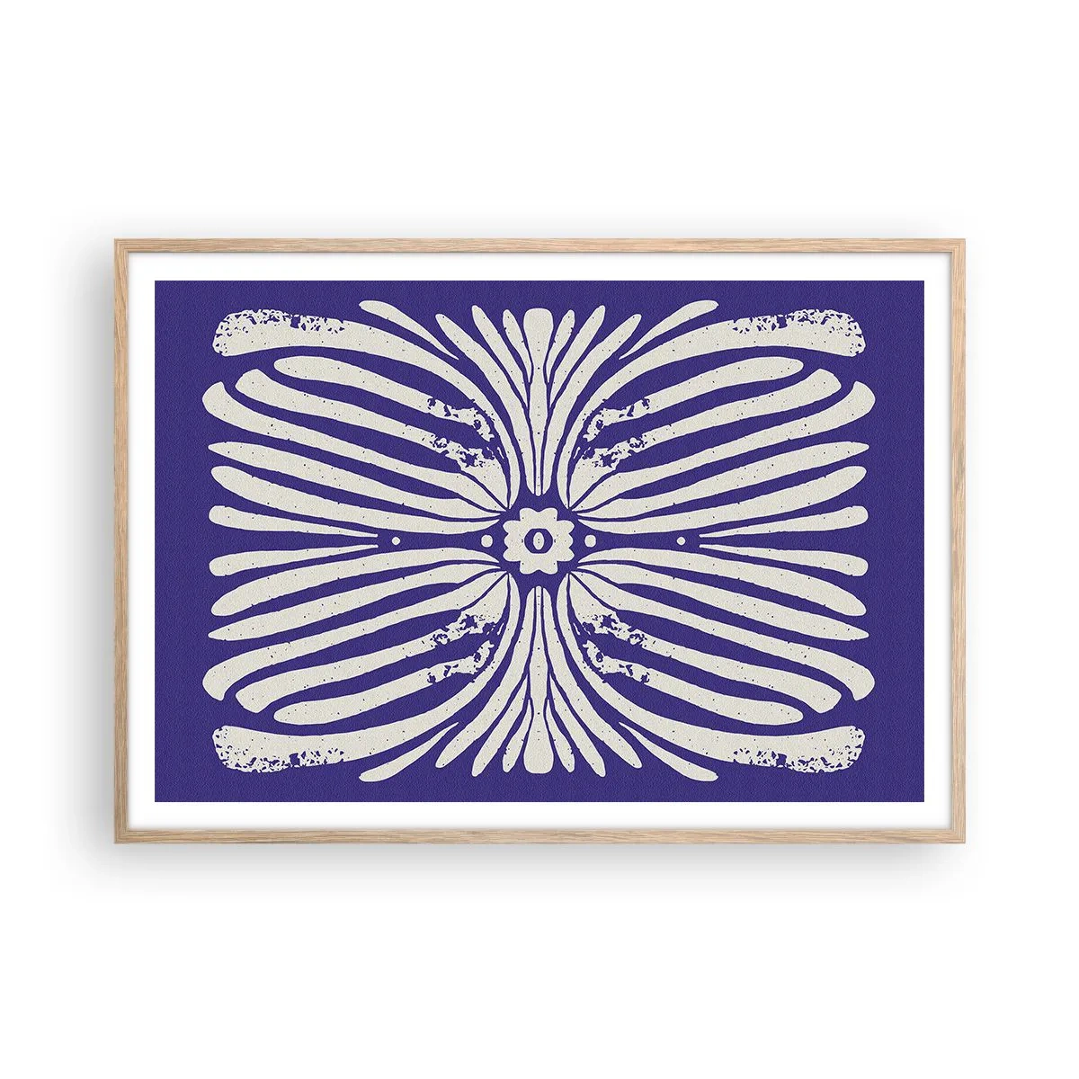 Affiche dans un chêne clair - Poster - Inspirations ethniques - 100x70 cm