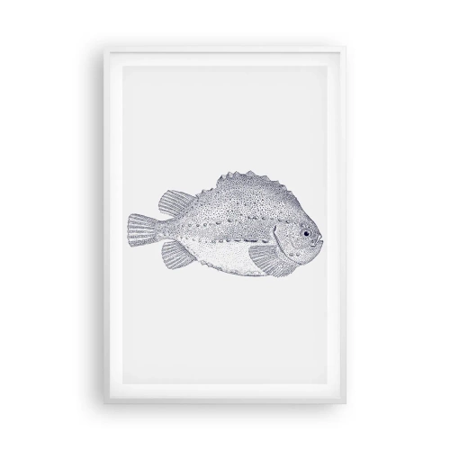 Affiche dans un cadre blanc - Poster - Pour l'album du naturaliste - 61x91 cm