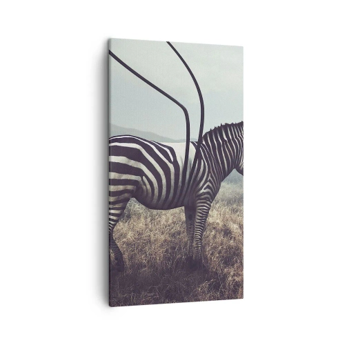 Impression sur toile - Image sur toile - Attention! Malfaçon - 45x80 cm