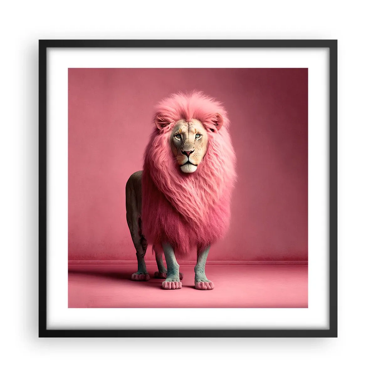 Affiche dans un cadre noir - Poster - Et tu n'as plus peur - 50x50 cm