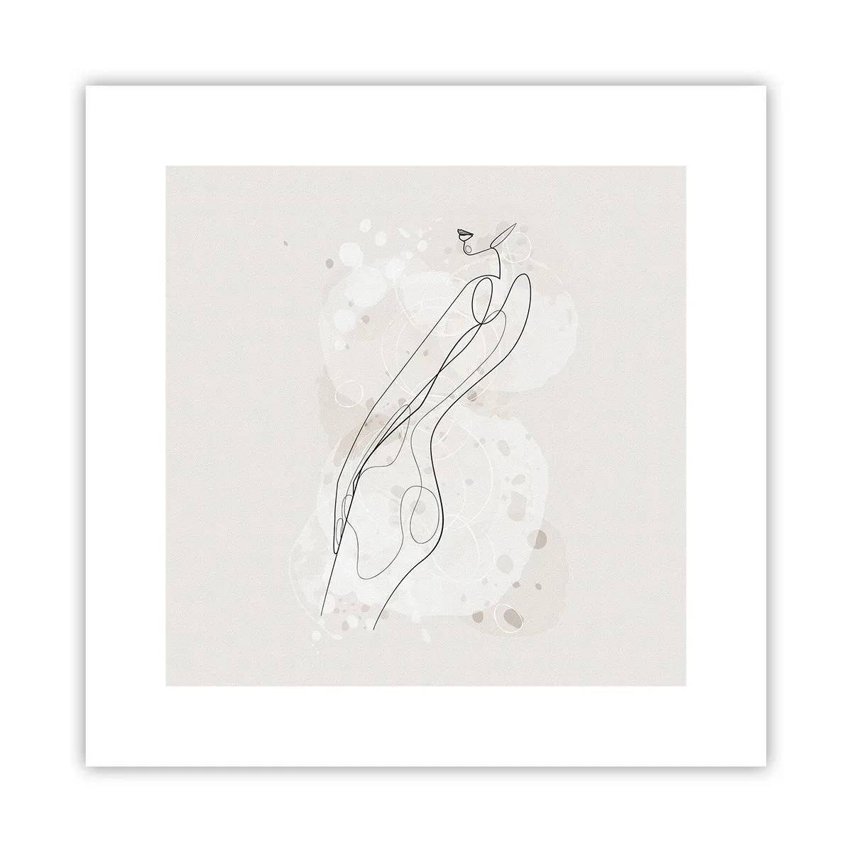 Affiche - Poster - Trompe l'oeil - 30x30 cm