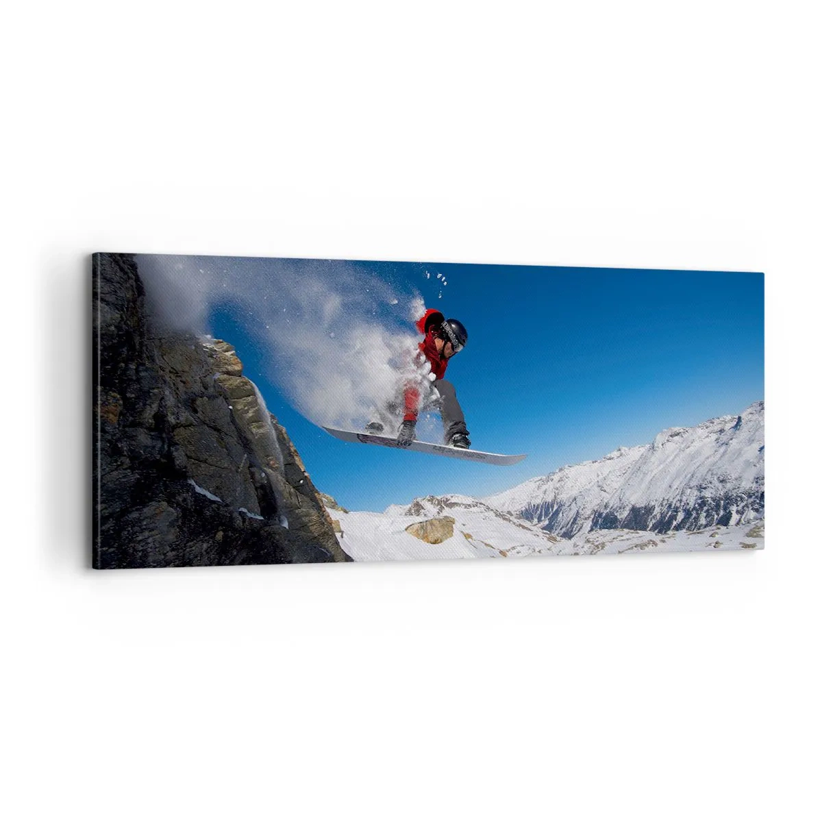 Impression sur toile - Image sur toile - Et tu es devenu une partie de l'espace - 100x40 cm