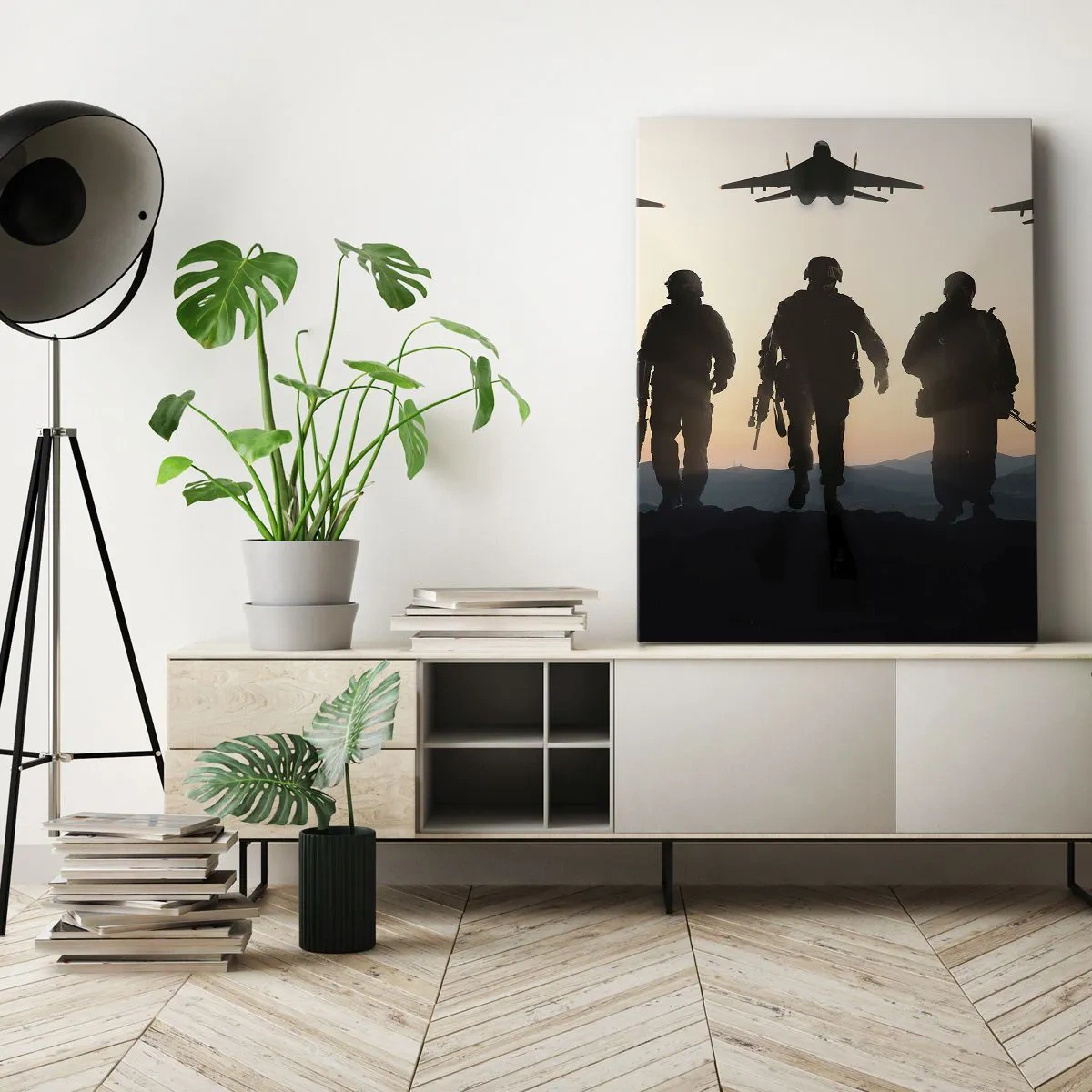 Impression sur toile - Image sur toile - Bienvenue dans notre monde - 65x120 cm