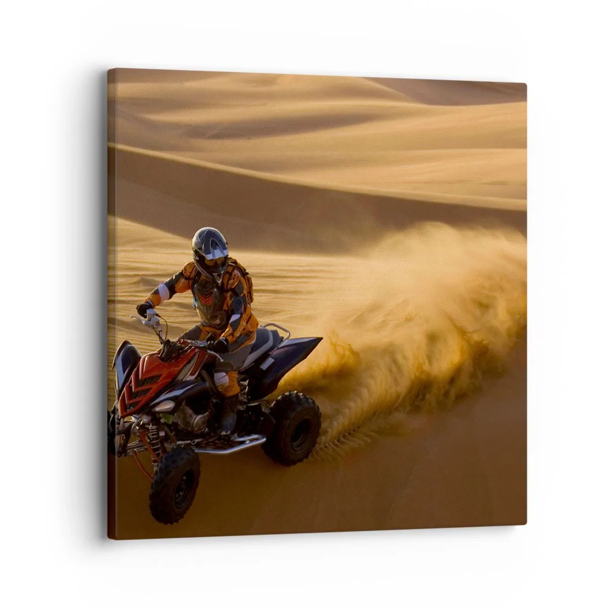 Impression sur toile - Image sur toile - Sur les vagues de sable - 30x30 cm