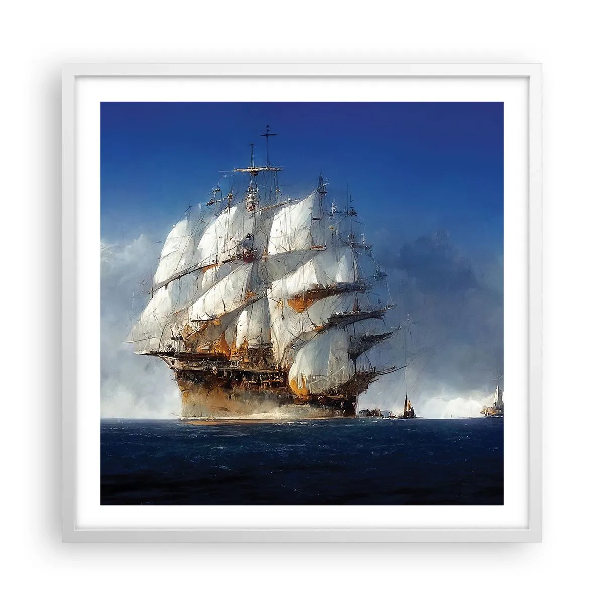 Affiche dans un cadre blanc - Poster - La grande gloire ! - 60x60 cm