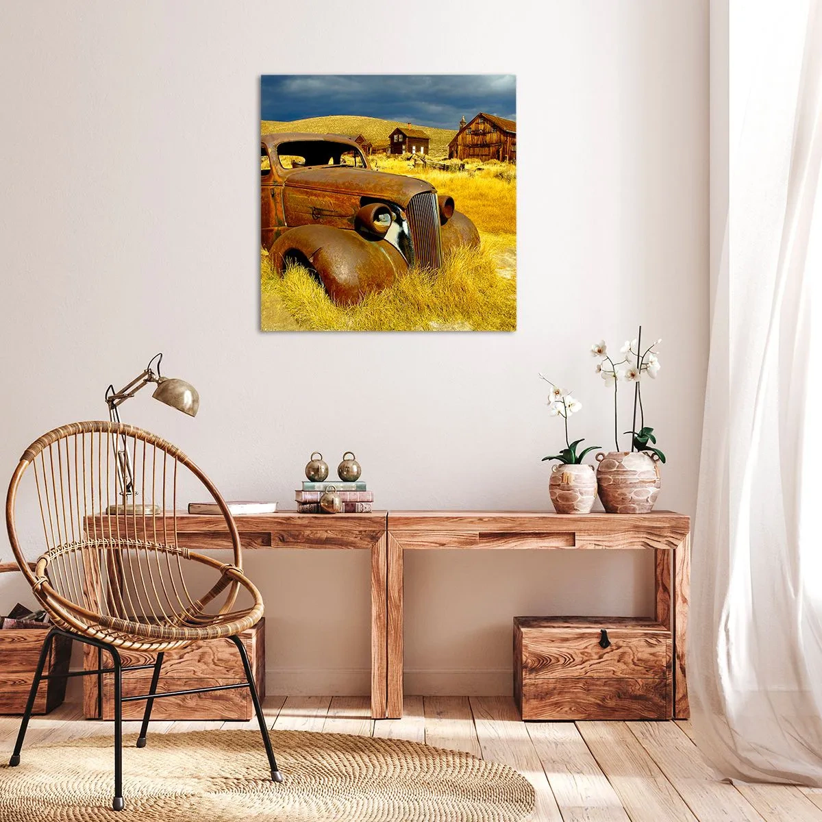 Impression sur toile - Image sur toile - Repos bien mérité - 30x30 cm