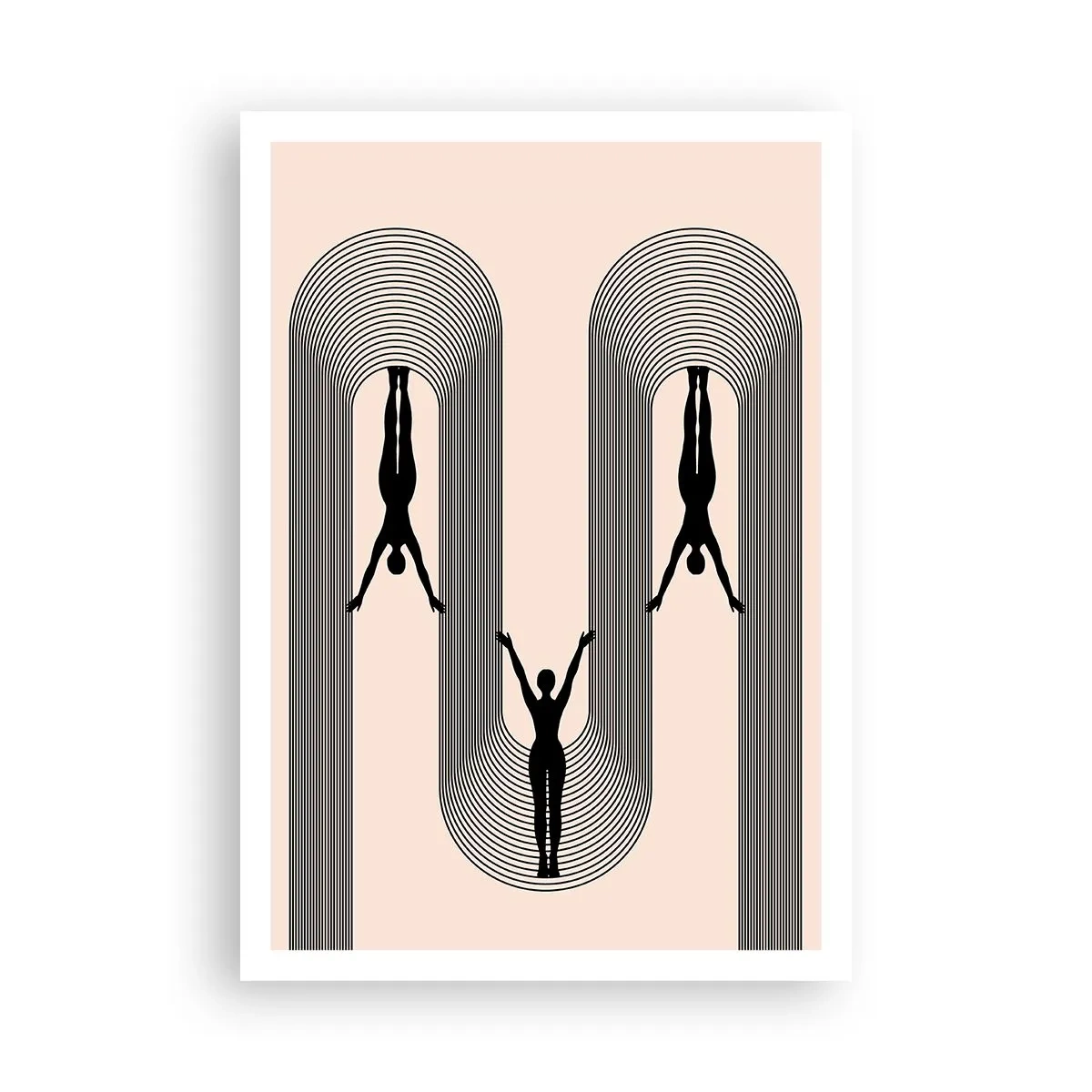 Affiche - Poster - Les jambes en l’air - 70x100 cm