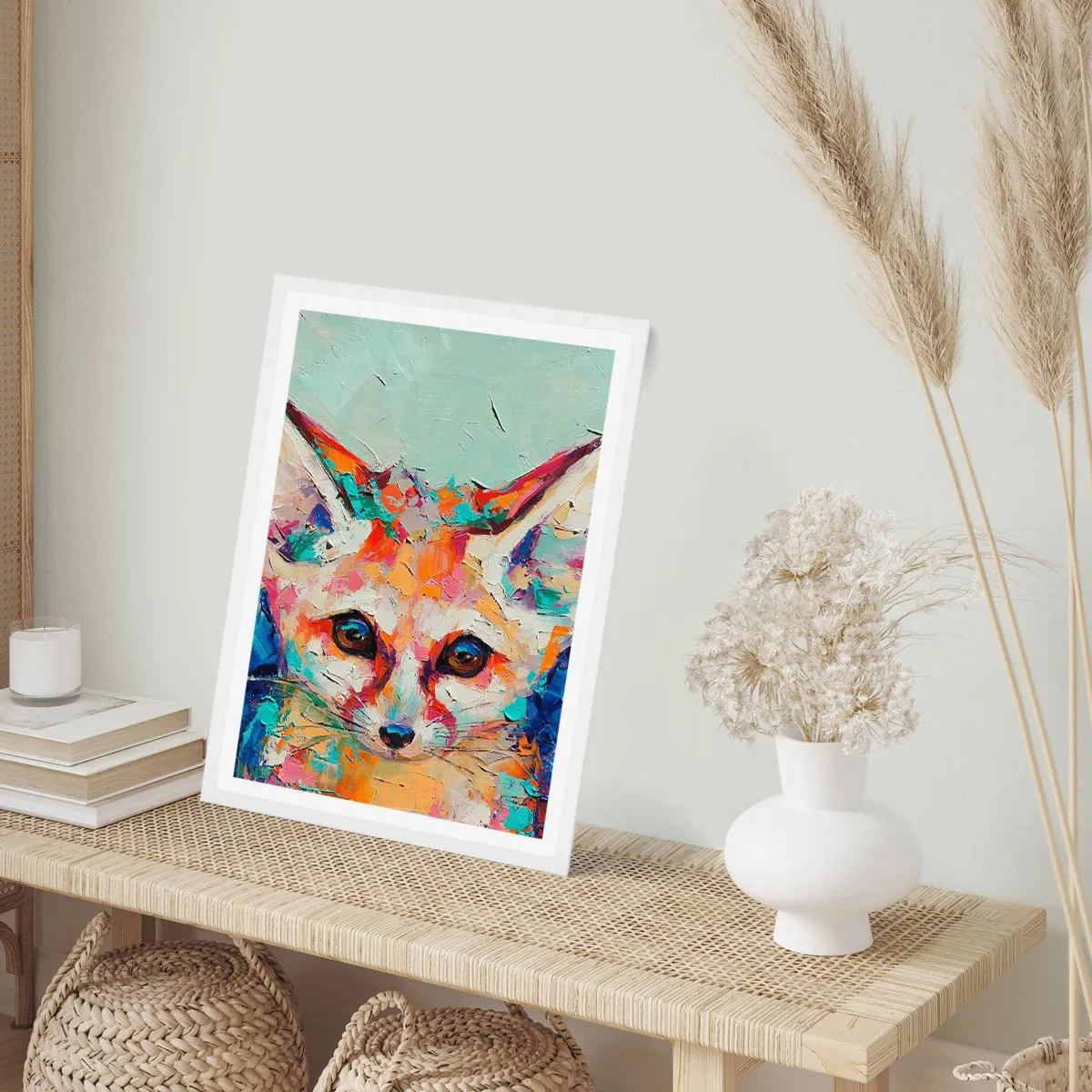 Affiche dans un cadre blanc - Poster - Etes-vous prêts pour moi? - 40x50 cm