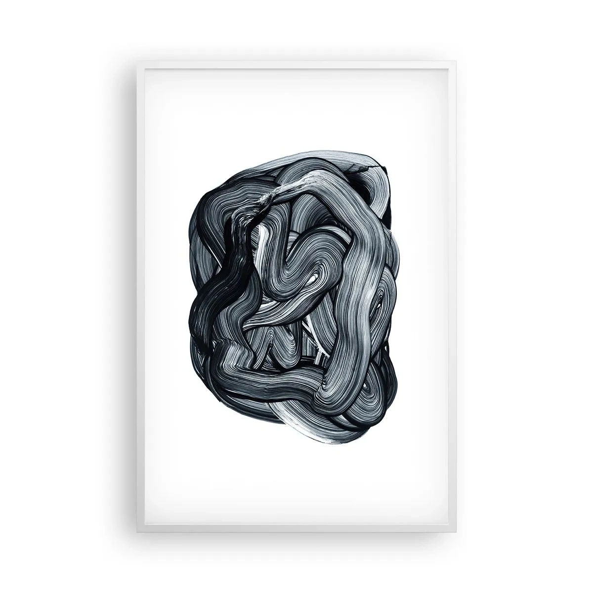 Affiche dans un cadre blanc - Poster - Ce n'est pas si simple - 61x91 cm