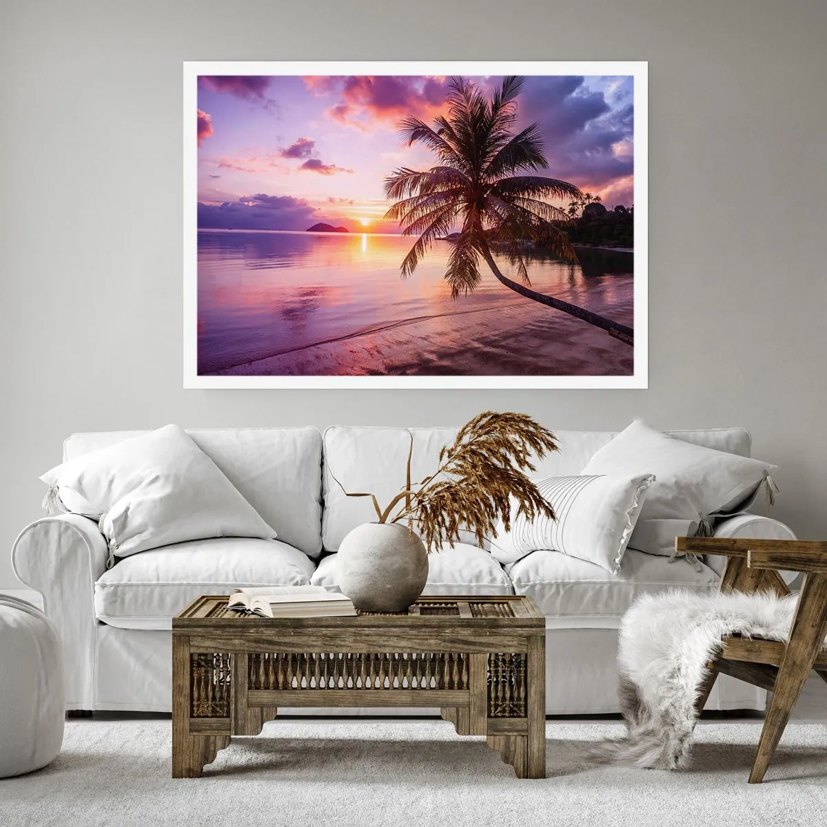 Affiche - Poster - Le bonheur à l'horizon - 40x30 cm