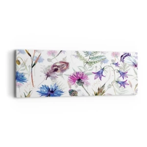 Impression sur toile - Image sur toile - Herbier polonais - 90x30 cm