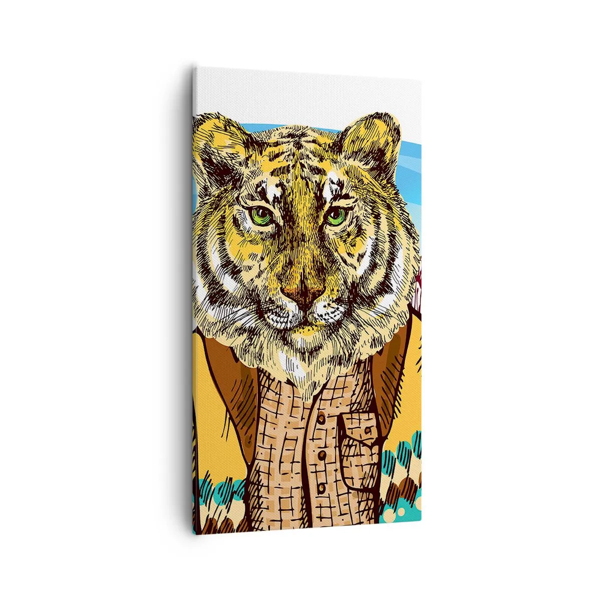 Impression sur toile - Image sur toile - Pas aussi sauvage qu'ils le décrivent - 55x100 cm