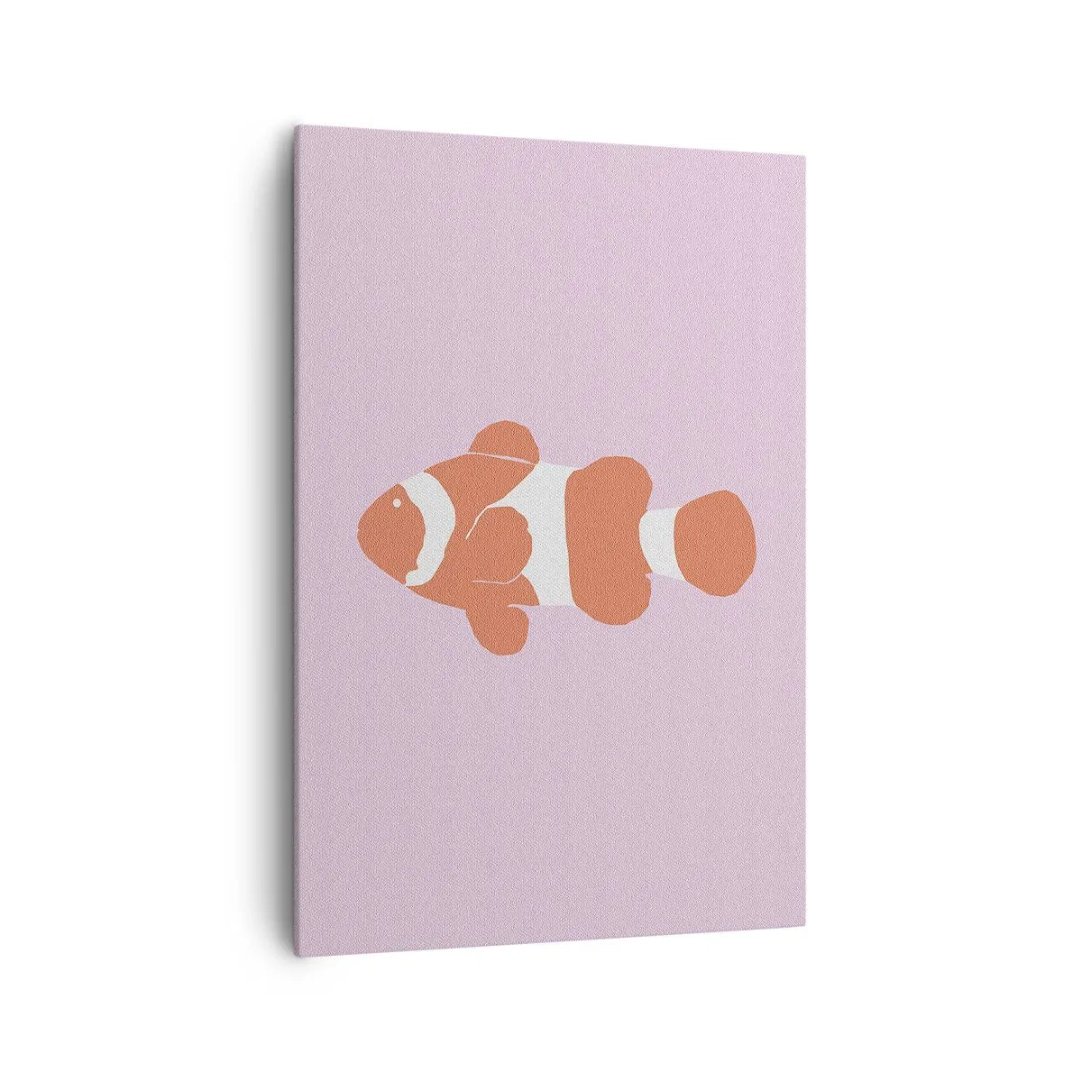 Impression sur toile - Image sur toile - En corail sur le visage et la queue - 70x100 cm