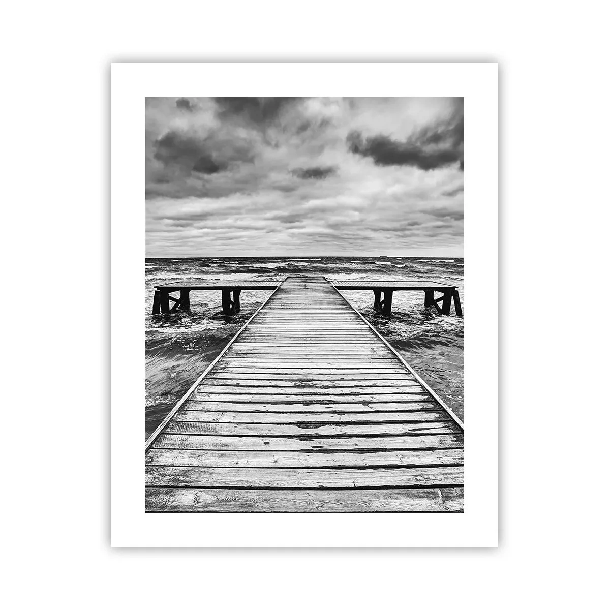 Affiche - Poster - J'attends que le vent, ça le chassera... - 40x50 cm