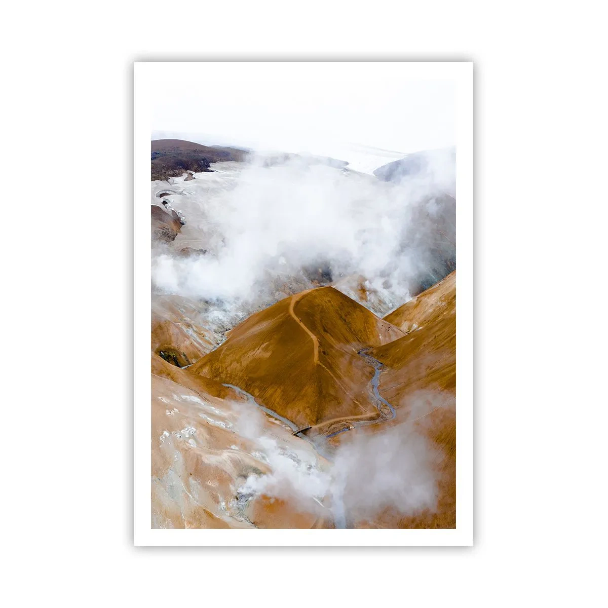 Affiche - Poster - Le charme brut de l'Islande - 70x100 cm