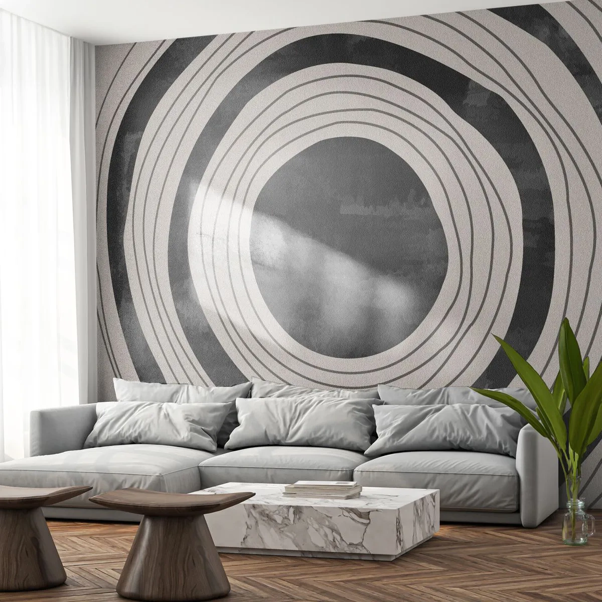 Papier Peint Photo Standard Eco - Droit au but - roues, Minimalisme, Vieilli - 250x175 cm