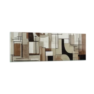 Impression sur verre - Image sur verre - Paysage urbain 2.0 - 90x30 cm