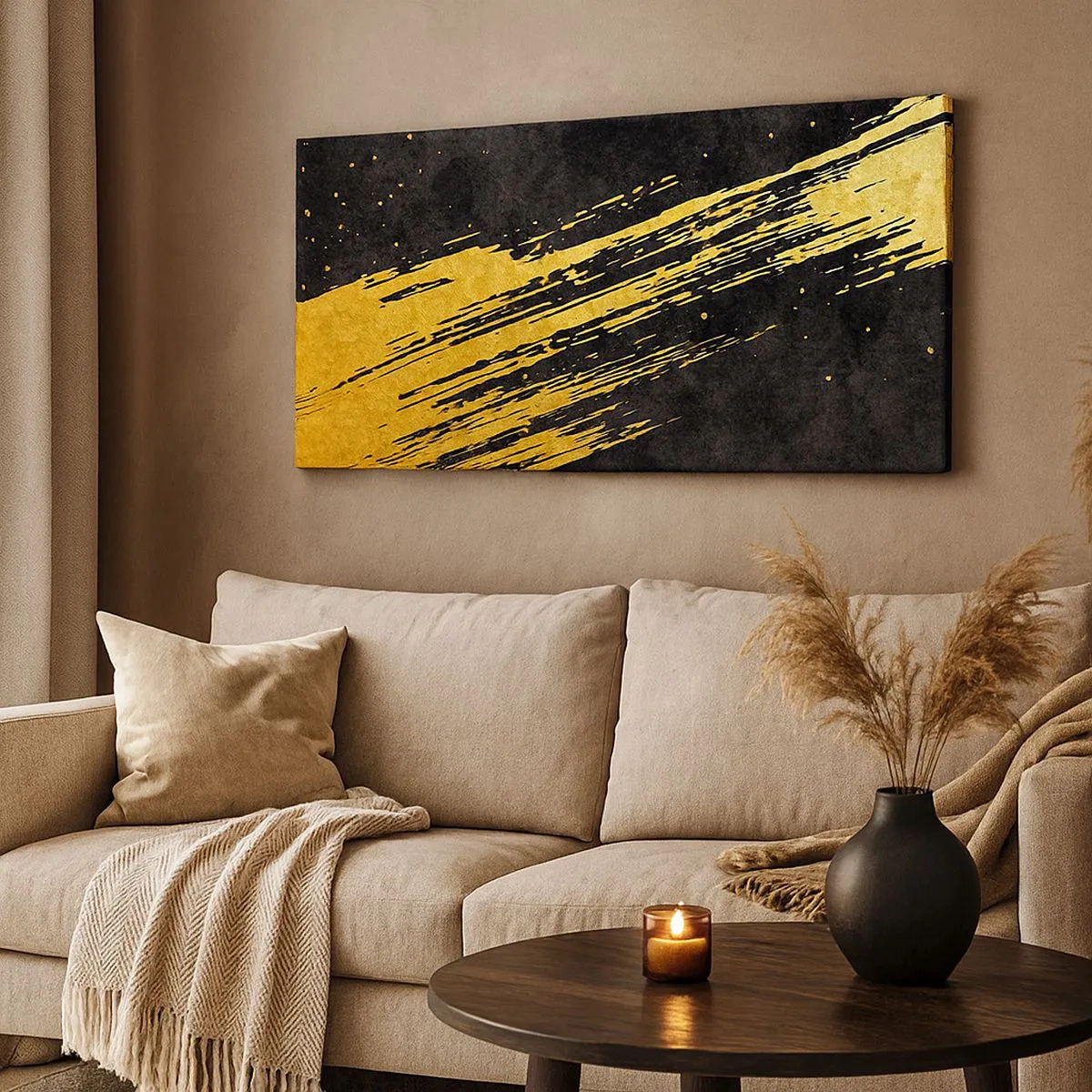 Impression sur toile - Image sur toile - Sautez dans l'hyperespace - 100x40 cm