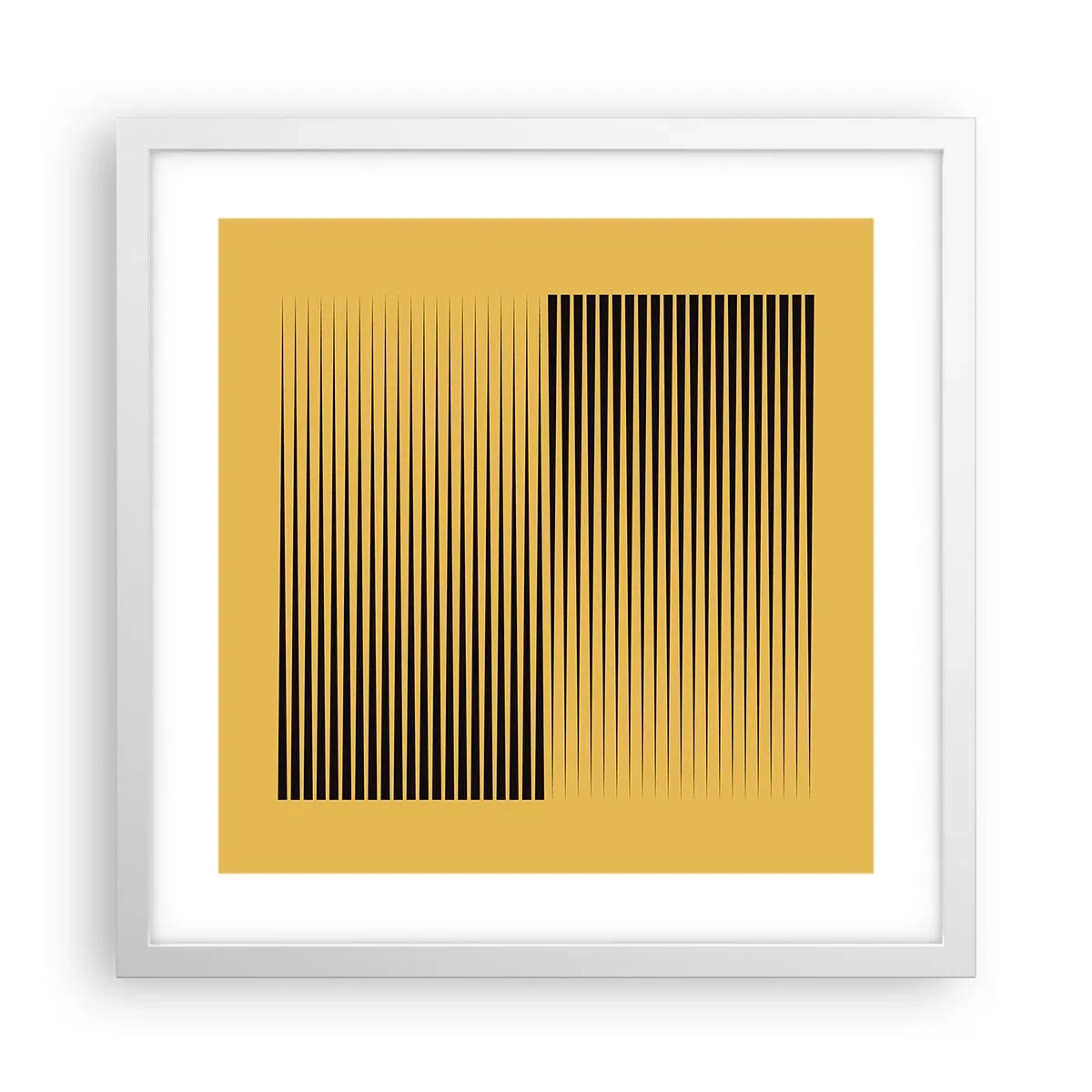 Affiche dans un cadre blanc - Poster - Cadre opposé - 40x40 cm