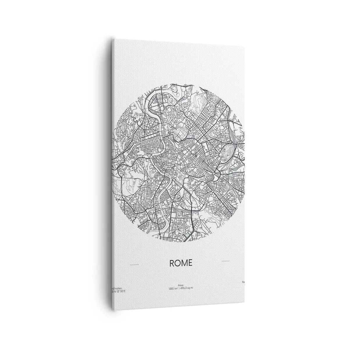 Impression sur toile - Image sur toile - Anatomie de Rome - 55x100 cm