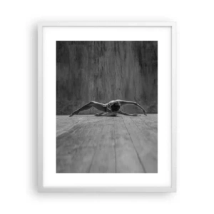 Affiche dans un cadre blanc - Poster - Symétrie trouvée - 40x50 cm