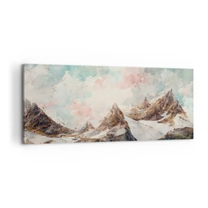 Impression sur toile - Image sur toile - Lames de roche - 100x40 cm