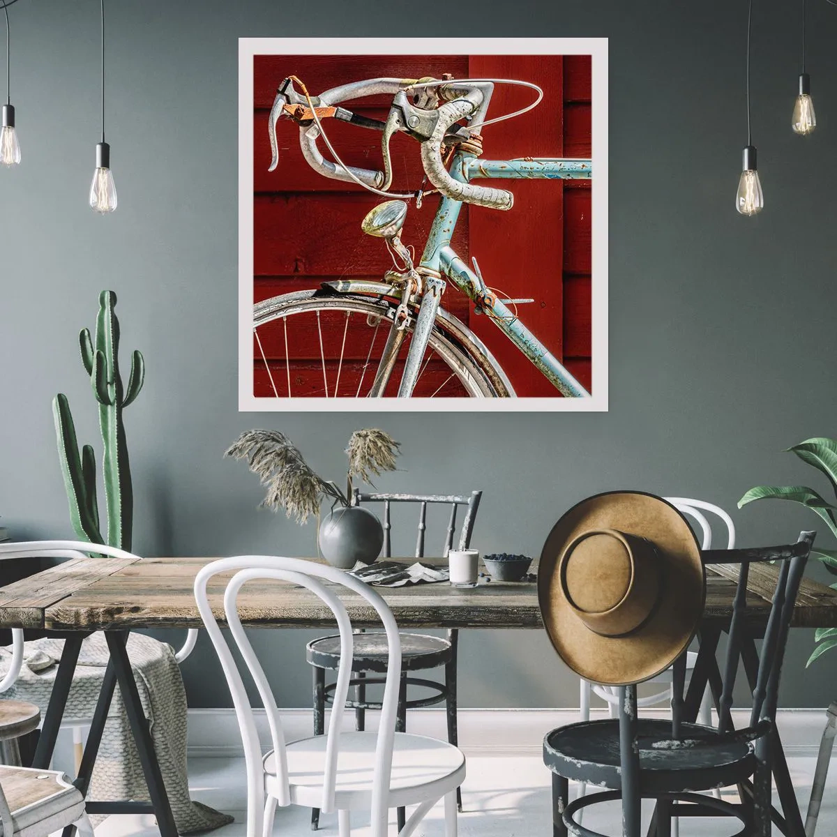 Affiche - Poster - Construit pour la victoire - 30x30 cm