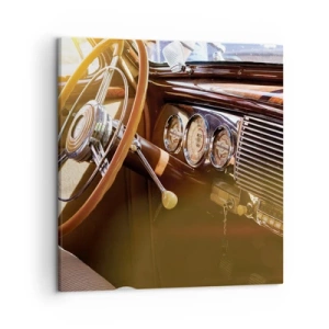 Impression sur toile - Image sur toile - Souffle de luxe venu du passé - 50x50 cm
